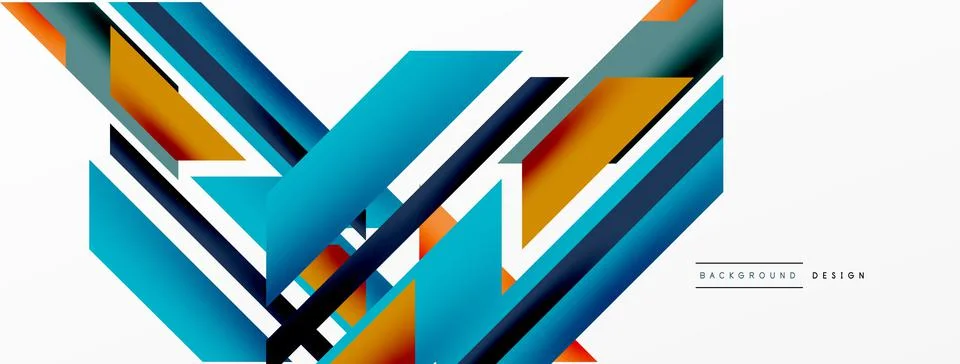 Dynamic lines background. Wallpaper for concept of AI technology, blockchain 스톡 일러스트