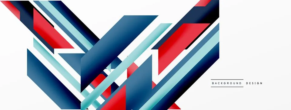 Dynamic lines background. Wallpaper for concept of AI technology, blockchain 스톡 일러스트