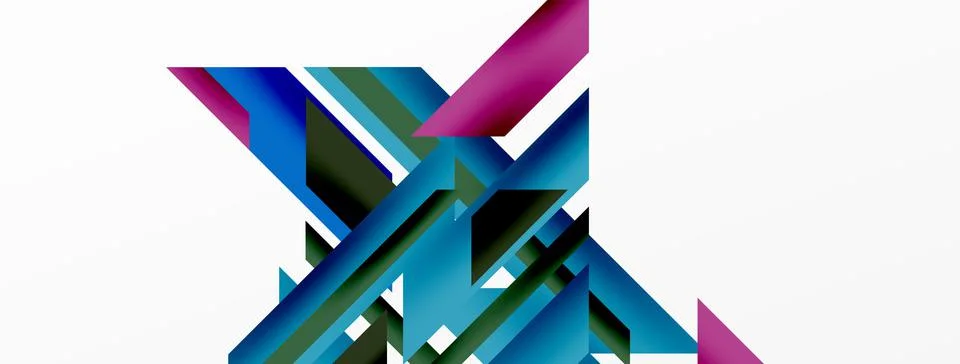 Dynamic lines background. Wallpaper for concept of AI technology, blockchain Illustrazione stock