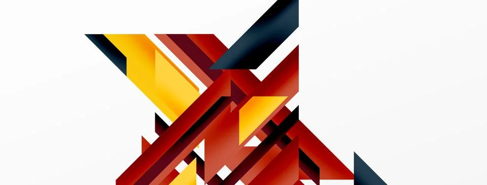 Dynamic lines background. Wallpaper for concept of AI technology, blockchain Illustrazione stock