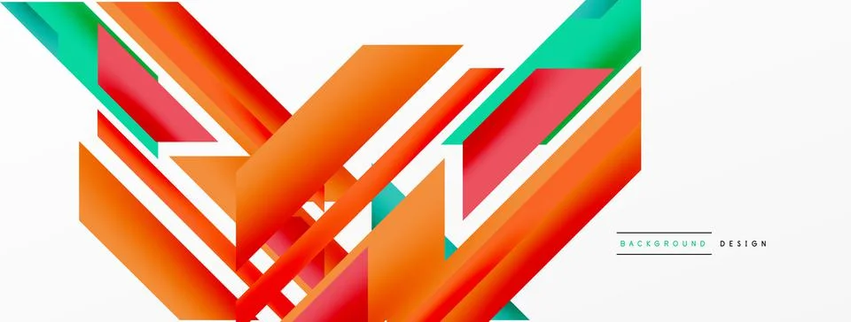 Dynamic lines background. Wallpaper for concept of AI technology, blockchain Illustrazione stock