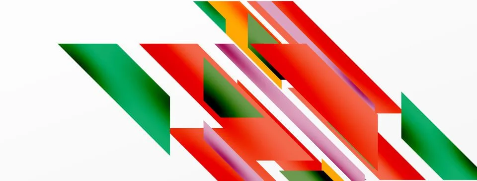 Dynamic lines background. Wallpaper for concept of AI technology, blockchain Illustrazione stock