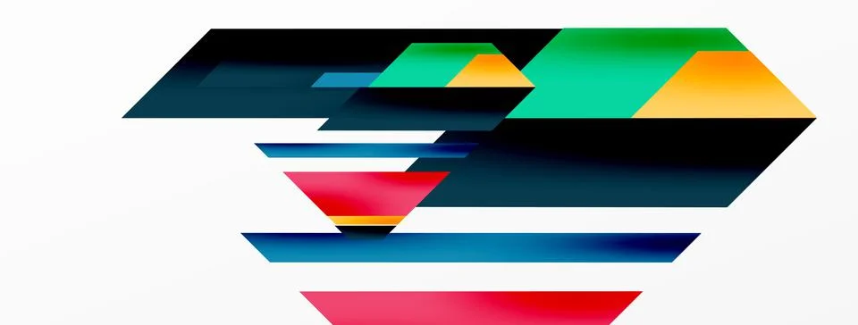 Dynamic lines background. Wallpaper for concept of AI technology, blockchain 스톡 일러스트