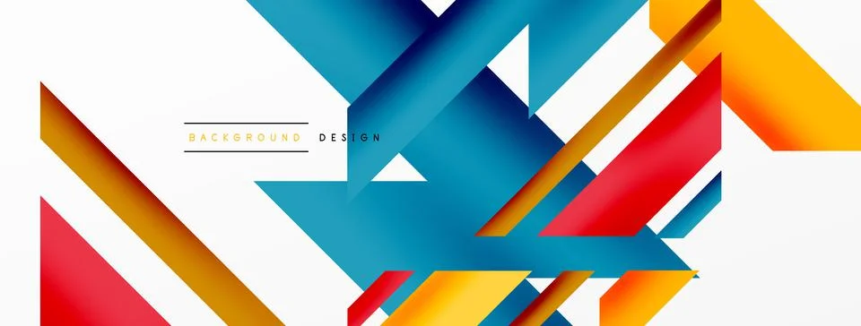 Dynamic lines background. Wallpaper for concept of AI technology, blockchain Illustrazione stock