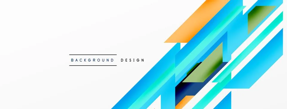 Dynamic lines background. Wallpaper for concept of AI technology, blockchain Stock Illustration