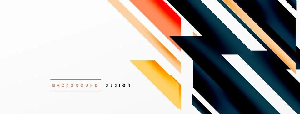 Dynamic lines background. Wallpaper for concept of AI technology, blockchain Illustrazione stock