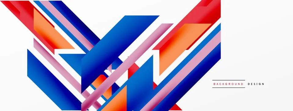 Dynamic lines background. Wallpaper for concept of AI technology, blockchain 스톡 일러스트