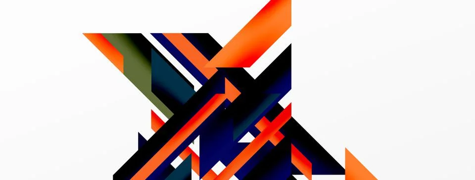 Dynamic lines background. Wallpaper for concept of AI technology, blockchain Stockillustratie