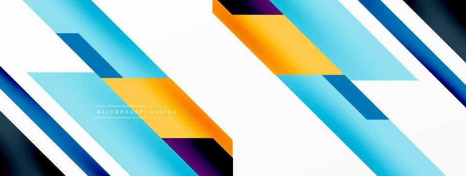Dynamic lines background. Wallpaper for concept of AI technology, blockchain 스톡 일러스트