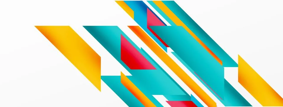 Dynamic lines background. Wallpaper for concept of AI technology, blockchain Stock Illustration