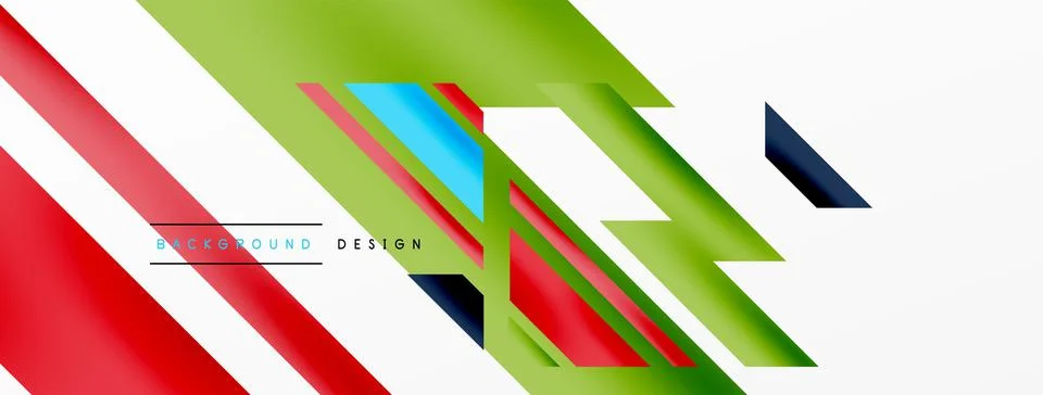 Dynamic lines background. Wallpaper for concept of AI technology, blockchain Stock Illustration