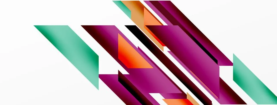 Dynamic lines background. Wallpaper for concept of AI technology, blockchain 스톡 일러스트