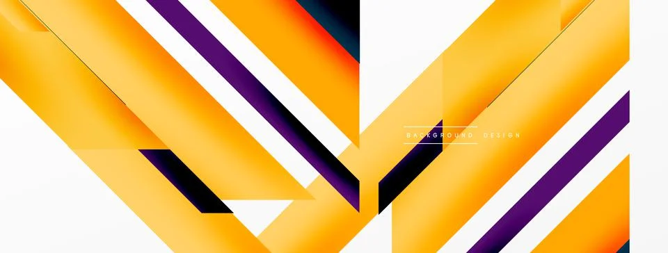 Dynamic lines background. Wallpaper for concept of AI technology, blockchain Illustrazione stock