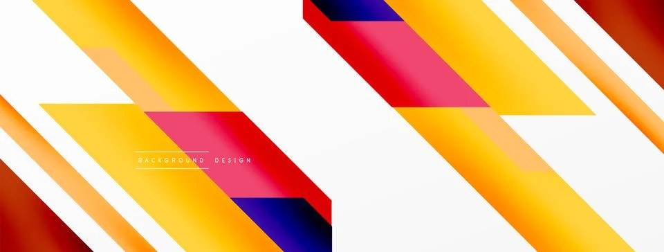 Dynamic lines background. Wallpaper for concept of AI technology, blockchain Illustrazione stock