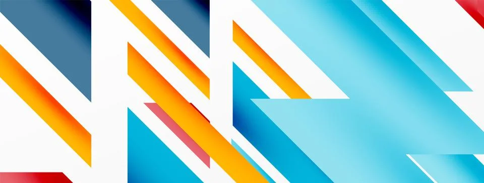 Dynamic lines background. Wallpaper for concept of AI technology, blockchain Illustrazione stock