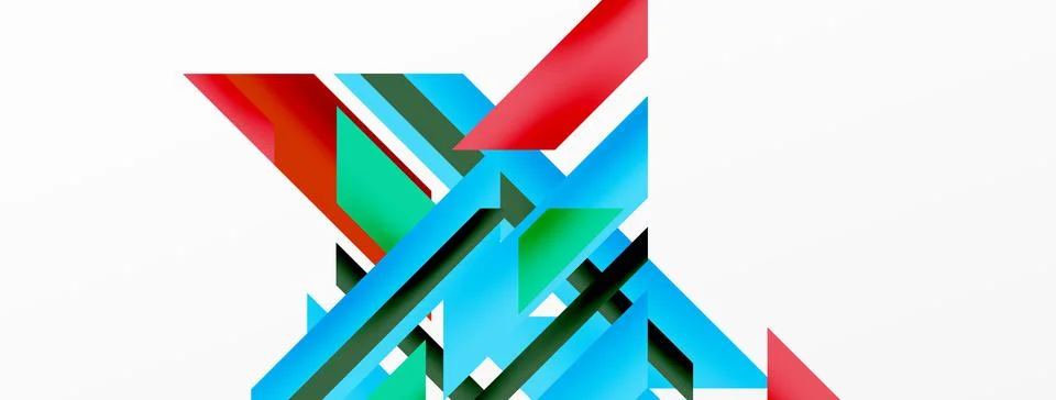 Dynamic lines background. Wallpaper for concept of AI technology, blockchain 스톡 일러스트
