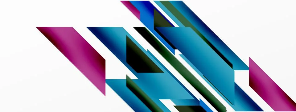 Dynamic lines background. Wallpaper for concept of AI technology, blockchain 스톡 일러스트