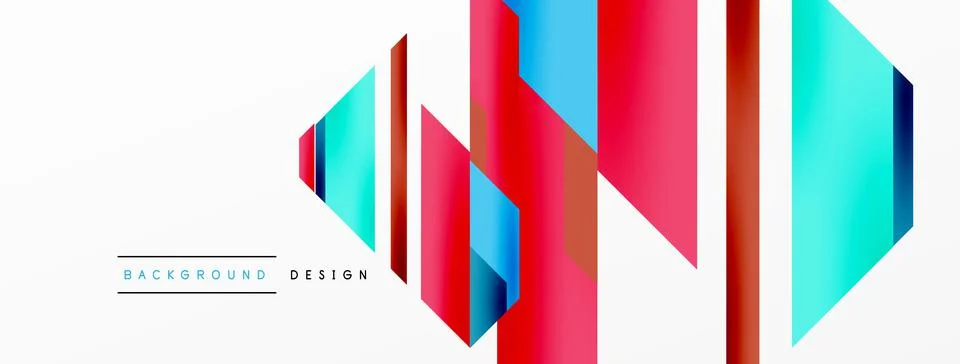 Dynamic lines background. Wallpaper for concept of AI technology, blockchain Illustrazione stock