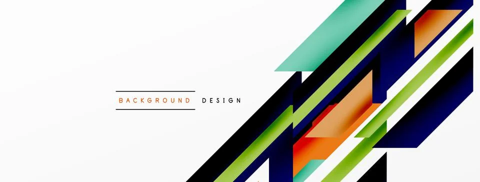 Dynamic lines background. Wallpaper for concept of AI technology, blockchain Illustrazione stock