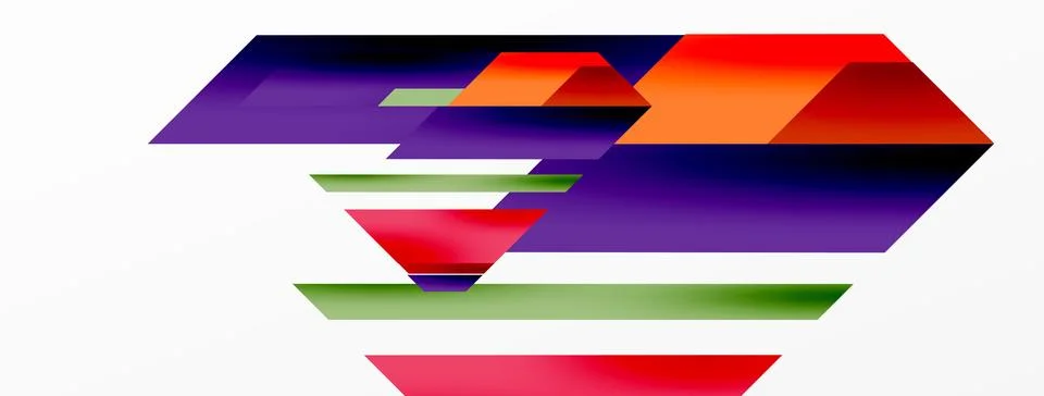 Dynamic lines background. Wallpaper for concept of AI technology, blockchain Illustrazione stock