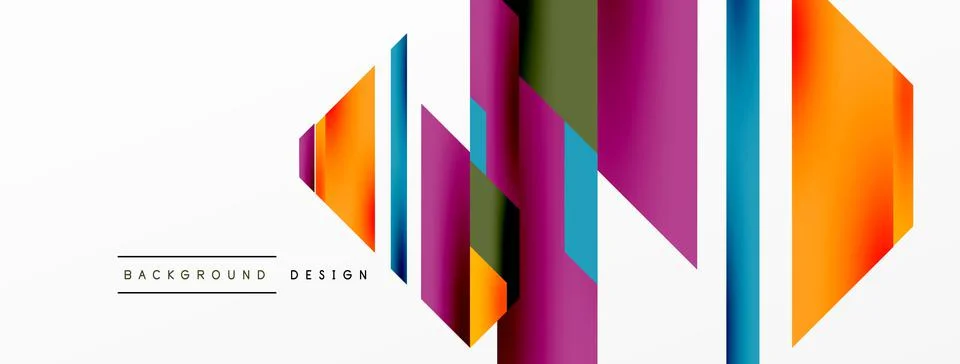 Dynamic lines background. Wallpaper for concept of AI technology, blockchain 스톡 일러스트