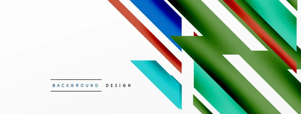 Dynamic lines background. Wallpaper for concept of AI technology, blockchain Stock Illustration