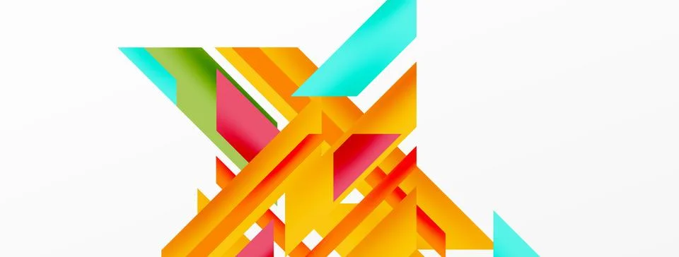 Dynamic lines background. Wallpaper for concept of AI technology, blockchain Illustrazione stock