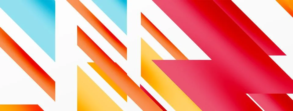 Dynamic lines background. Wallpaper for concept of AI technology, blockchain 库存插图