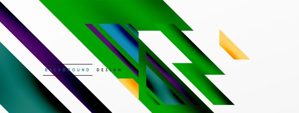 Dynamic lines background. Wallpaper for concept of AI technology, blockchain 스톡 일러스트