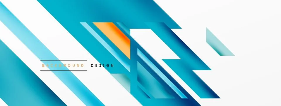 Dynamic lines background. Wallpaper for concept of AI technology, blockchain Stock Illustration