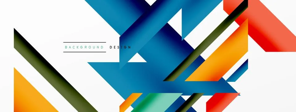 Dynamic lines background. Wallpaper for concept of AI technology, blockchain 스톡 일러스트
