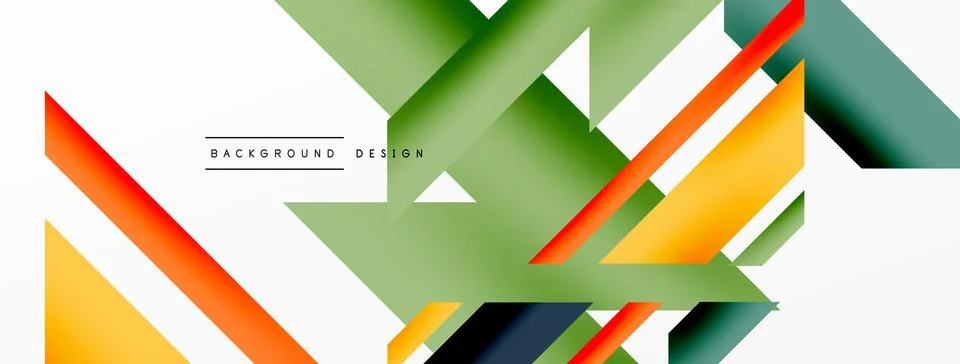 Dynamic lines background. Wallpaper for concept of AI technology, blockchain Illustrazione stock