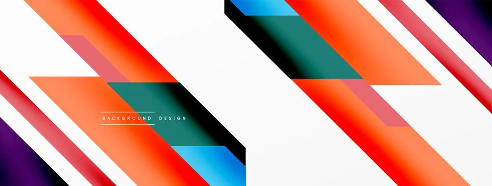 Dynamic lines background. Wallpaper for concept of AI technology, blockchain 스톡 일러스트
