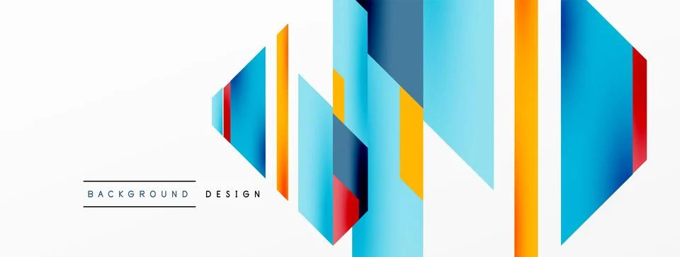 Dynamic lines background. Wallpaper for concept of AI technology, blockchain 스톡 일러스트