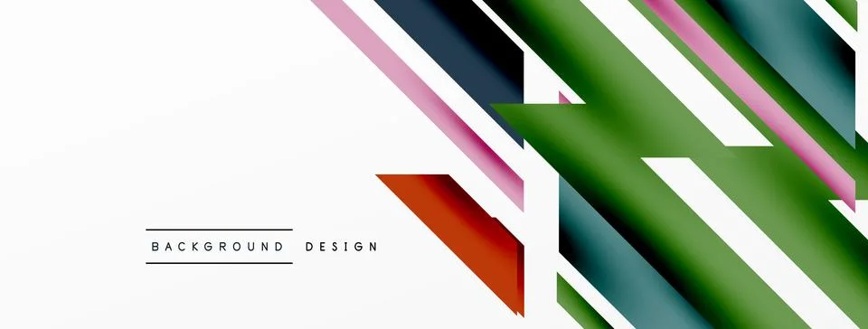 Dynamic lines background. Wallpaper for concept of AI technology, blockchain 스톡 일러스트