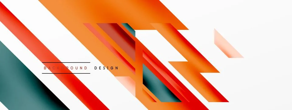 Dynamic lines background. Wallpaper for concept of AI technology, blockchain Stock Illustration