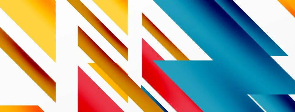 Dynamic lines background. Wallpaper for concept of AI technology, blockchain Stock Illustration