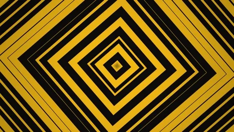 Dynamic lines create a bold pattern in black and yellow Stock Footage 339372805