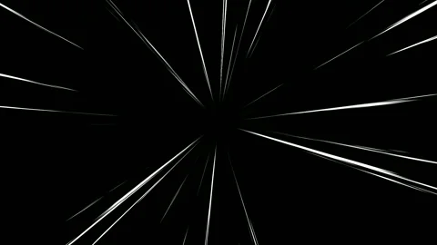 Dynamic lines create a feeling of speed and movement in a dark space Stock Footage 325037992