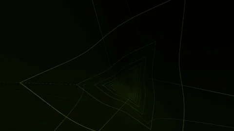Dynamic lines forming abstract shapes with dark background Stock Footage 340321949