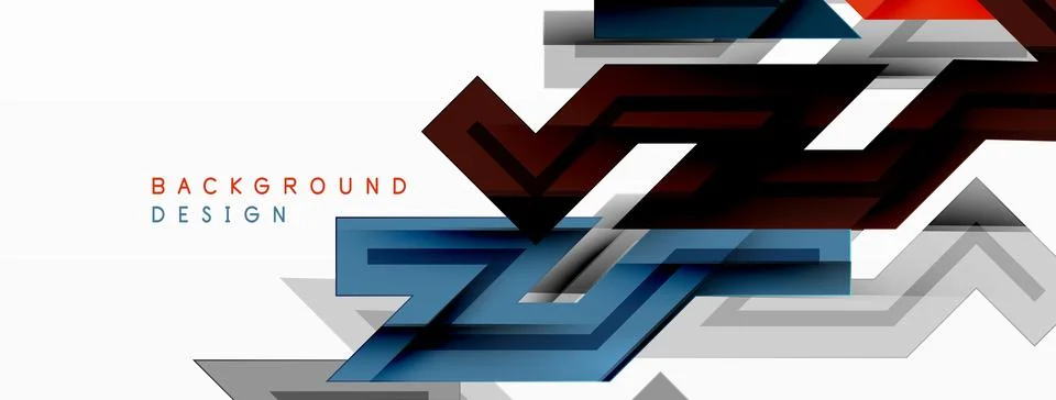 Dynamic lines geometric background. Vector Illustration For Wallpaper, Banner Stock Illustration