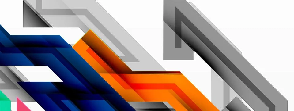 Dynamic lines geometric background. Vector Illustration For Wallpaper, Banner 스톡 일러스트
