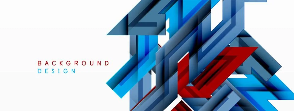 Dynamic lines geometric background. Vector Illustration For Wallpaper, Banner 스톡 일러스트