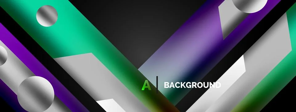 Dynamic lines geometric vector background. Vector background, where dynamic 스톡 일러스트