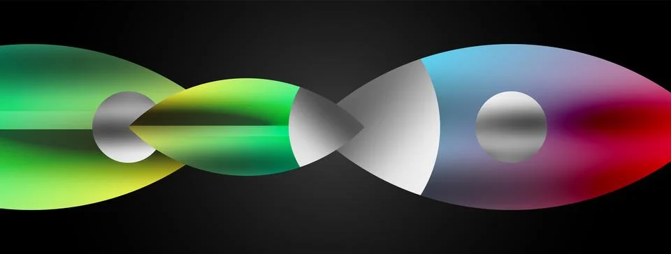 Dynamic lines geometric vector background. Vector background, where dynamic Illustrazione stock