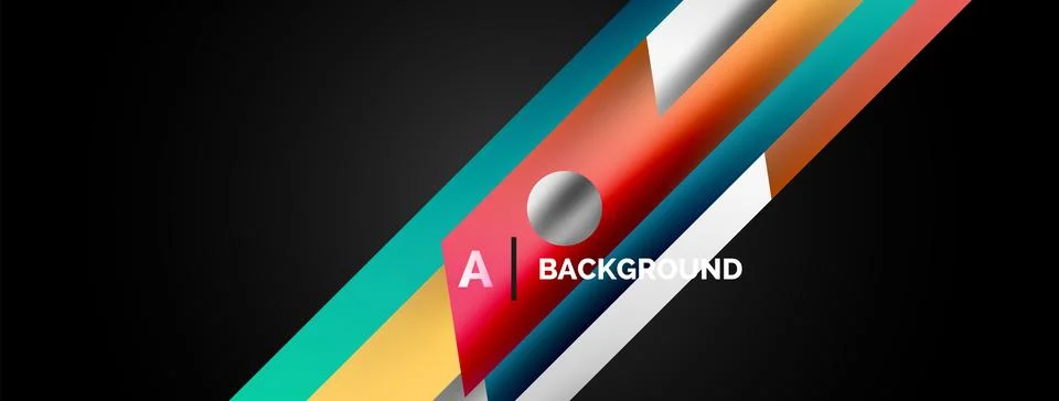 Dynamic lines geometric vector background. Vector background, where dynamic イラスト素材