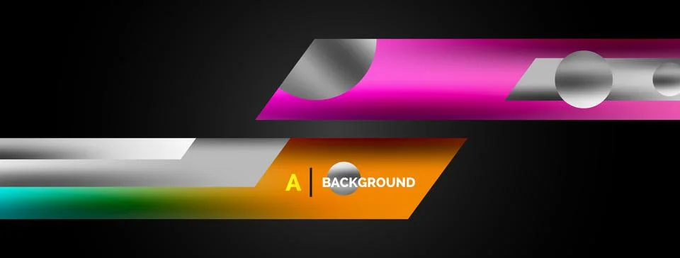 Dynamic lines geometric vector background. Vector background, where dynamic Stock Illustration