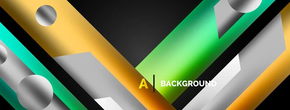 Dynamic lines geometric vector background. Vector background, where dynamic Stock Illustration