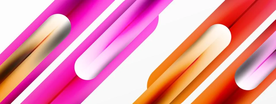 Dynamic lines geometric vector background. Vector background, where dynamic Illustrazione stock