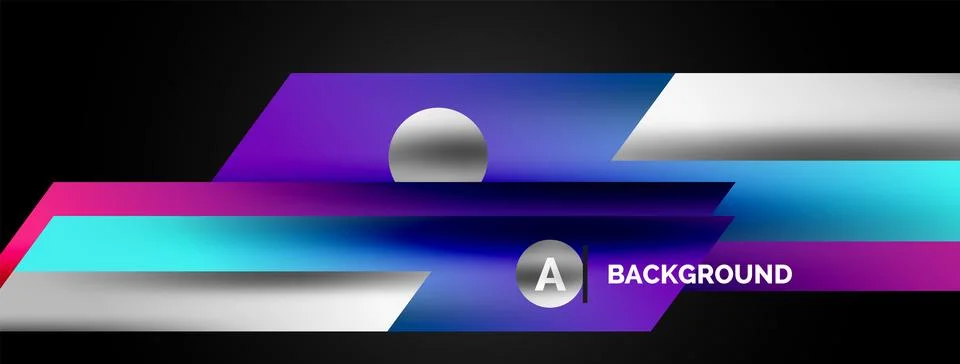 Dynamic lines geometric vector background. Vector background, where dynamic Stock Illustration